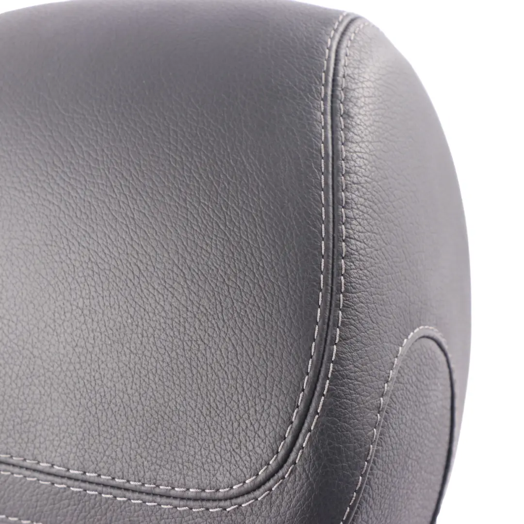 Mercedes W213 Seat Headrest Front Left N/S Head Rest Black Leather - SKU A2139704550 - Part number A2139704550