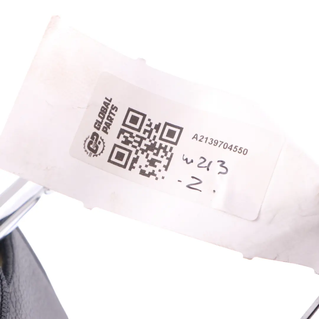 Appui-tête de siège avant gauche Appui-tête cuir noir pour Mercedes W213 à propos du numéro de pièce A2139704550 Mercedes W213 Appui-tête de siège avant gauche Appui-tête cuir noir - SKU A2139704550 - Numéro de pièce A2139704550