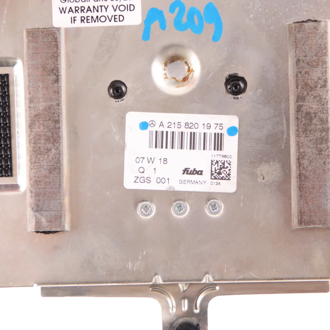 Mercedes CLK W209 Convertible Boot Antenna Amplifier Module Unit - SKU A2158201975 - Part number A2158201975