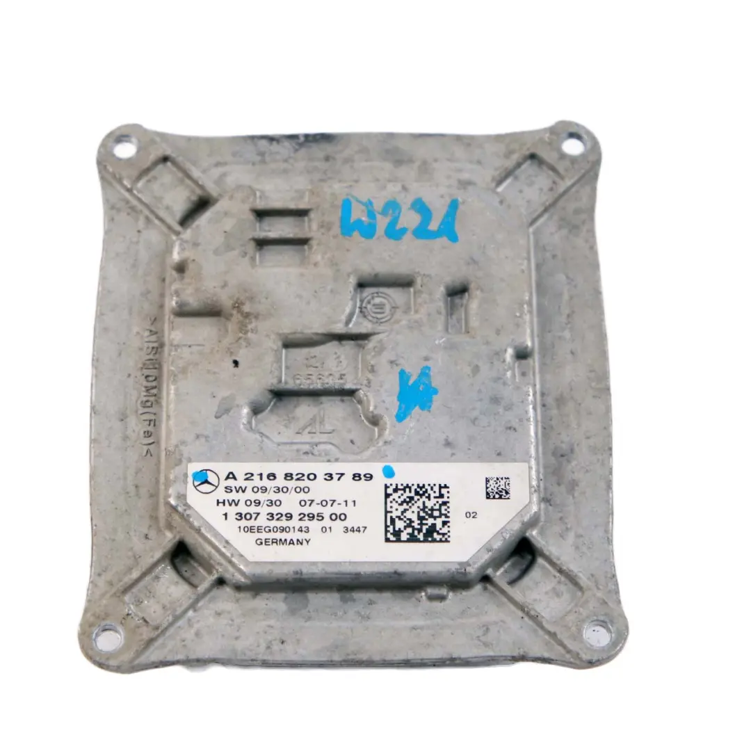 Mercedes-Benz S W221 Bi-Xenon Headlight Ballast Control Unit Module to with Part number A2168203789 Mercedes-Benz S W221 Bi-Xenon Headlight Ballast Control Unit Module - SKU A2168203789 - Part number A2168203789