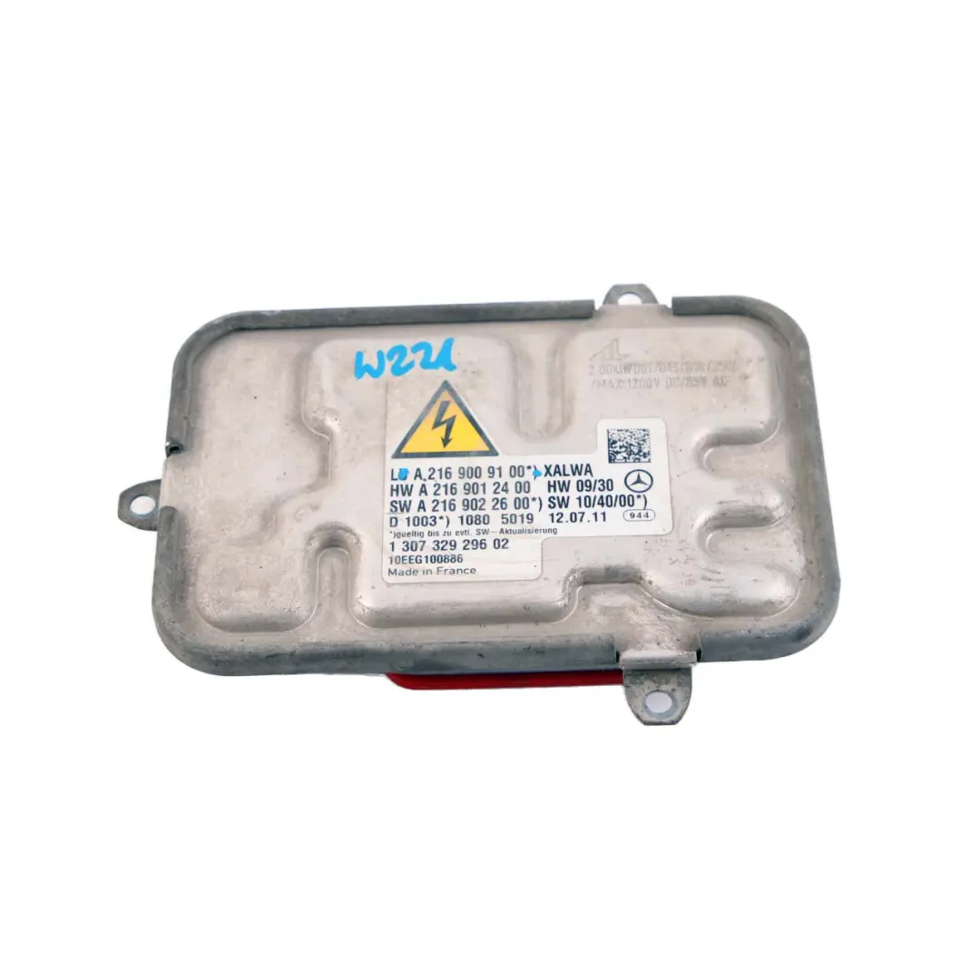 Fari Ballast Unità di controllo Modulo per Mercedes W221 Xenon con numero di parte A2169009100 Mercedes W221 Xenon Fari Ballast Unità di controllo Modulo - SKU A2169009100 - Numero di parte A2169009100