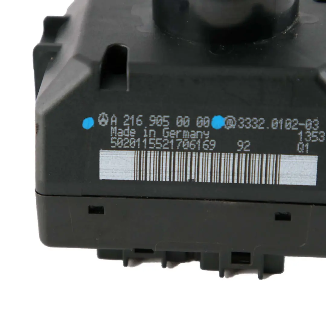 Mercedes-Benz S-Class W221 Push Start Stop Ignition Switch Lock to with Part number A2169050000 Mercedes-Benz S-Class W221 Push Start Stop Ignition Switch Lock - SKU A2169050000 - Part number A2169050000