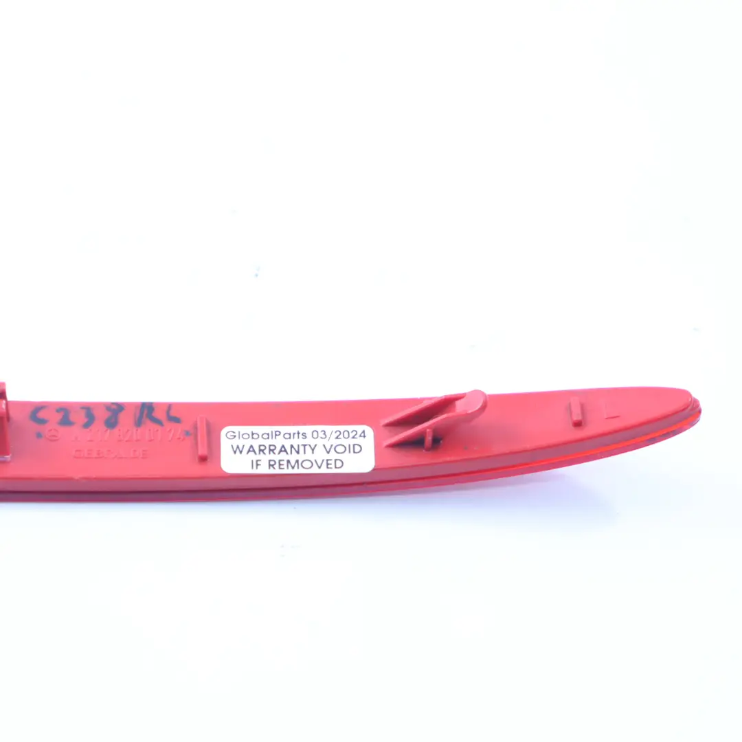 Reflector Light Mercedes C238 Rear Left N/S Bumper Reflection to with Part number A2178200174 Reflector Light Mercedes C238 Rear Left N/S Bumper Reflection - SKU A2178200174 - Part number A2178200174