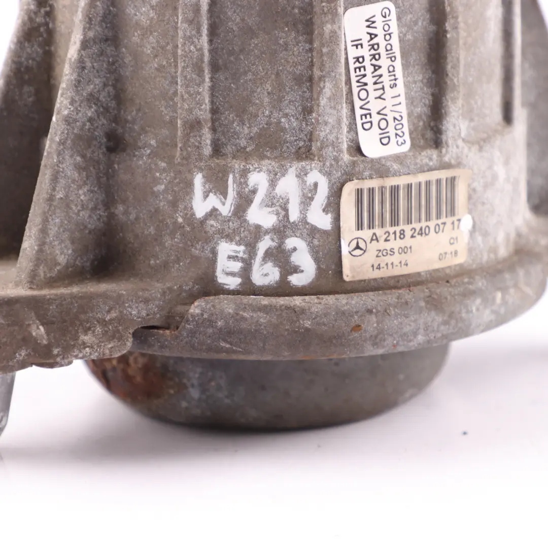 CLS63 AMG M157 Soporte Motor Izquierdo para Mercedes W212 E63 C218 con número de pieza A2182400717 Mercedes W212 E63 C218 CLS63 AMG M157 Soporte Motor Izquierdo - SKU A2182400717 - Número de pieza A2182400717