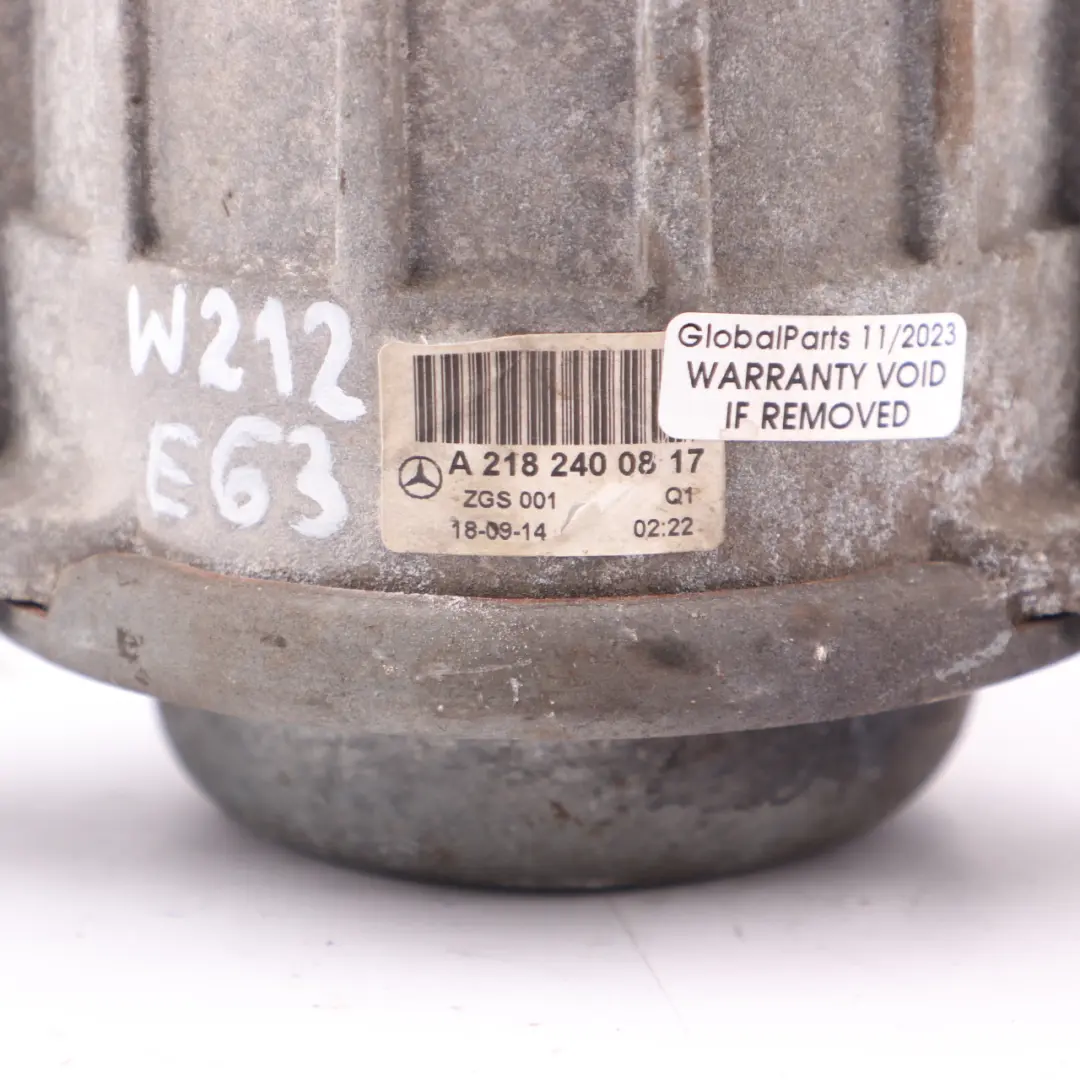 Mercedes W212 E63 C218 CLS63 AMG M157 Motorlager rechts Support - SKU A2182400817 - Teilenummer A2182400817