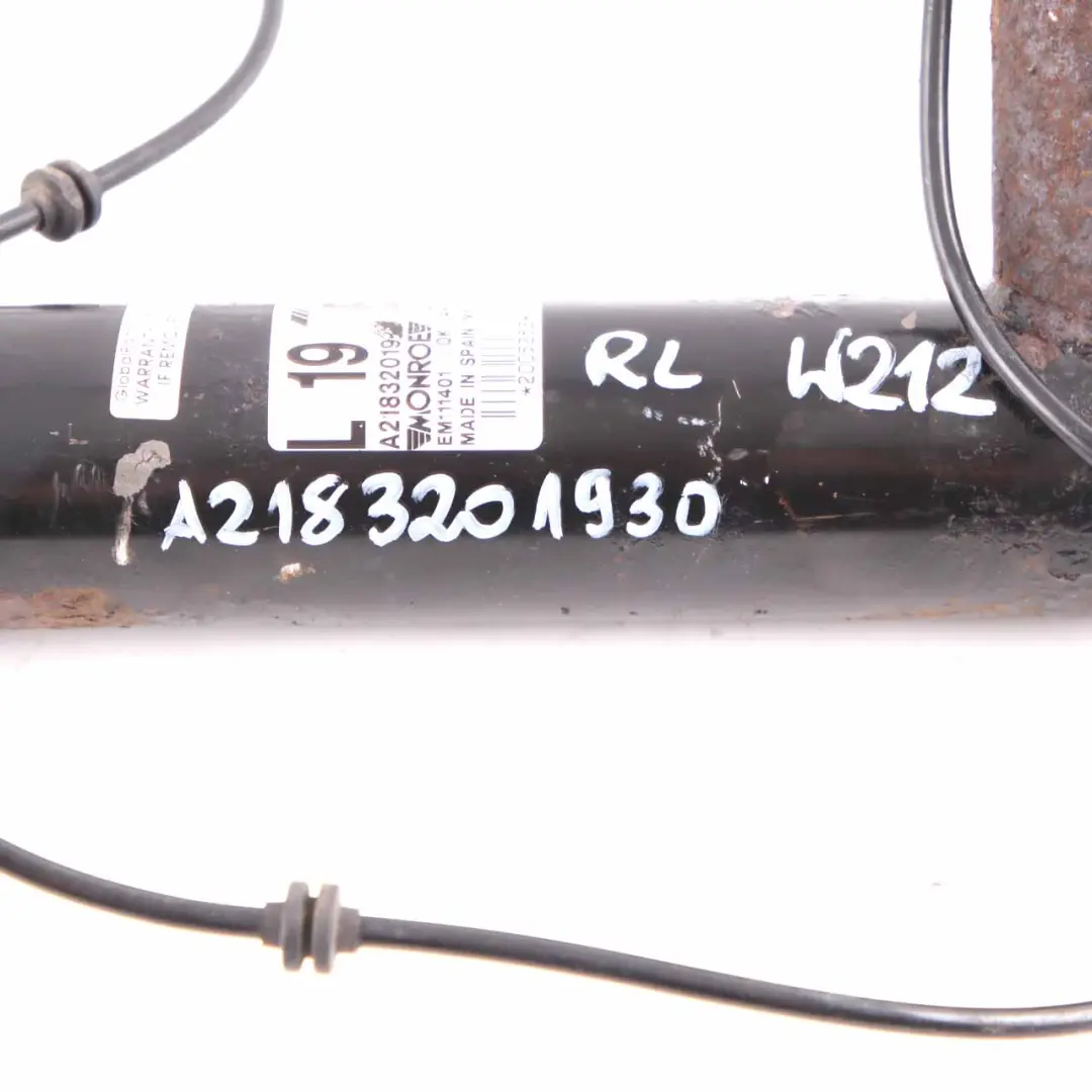 W218 Spring Strut Rear Left N/S AMG Shock Absorber Monroe to Mercedes with Part number A2183201930 Mercedes W218 Spring Strut Rear Left N/S AMG Shock Absorber Monroe - SKU A2183201930 - Part number A2183201930