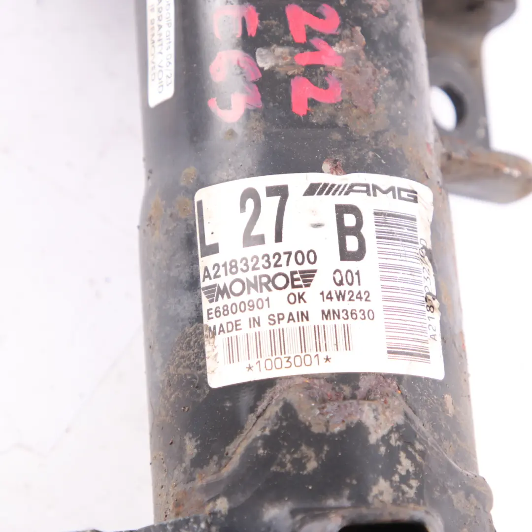 W218 Spring Strut Front Left N/S AMG Shock Absorber to Mercedes with Part number A2183232700 Mercedes W218 Spring Strut Front Left N/S AMG Shock Absorber - SKU A2183232700 - Part number A2183232700