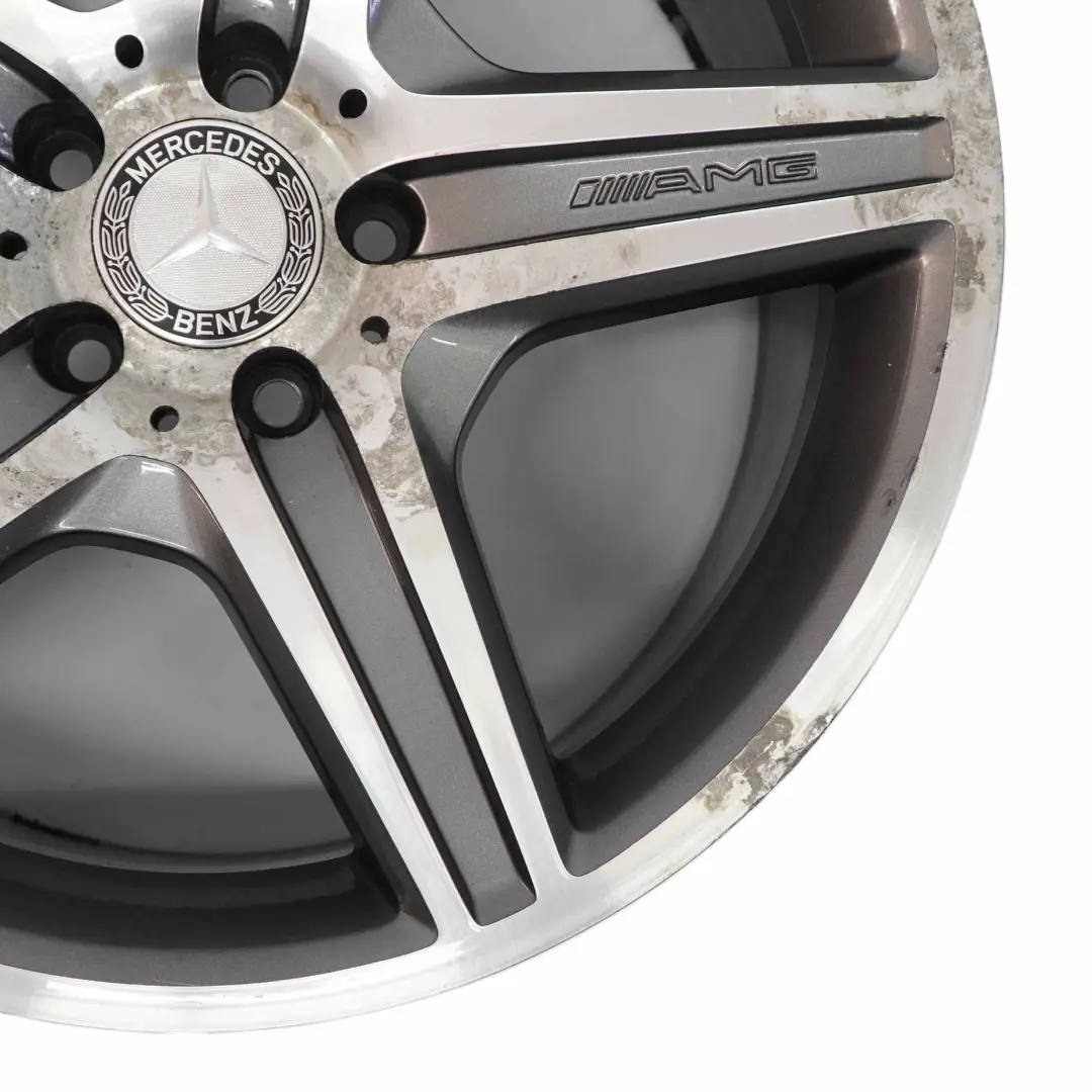 Mercedes W218 Jante En Alliage à 5 Branches AMG 19" ET:37 9J - SKU A2184011802-1 - Numéro de pièce A2184011802
