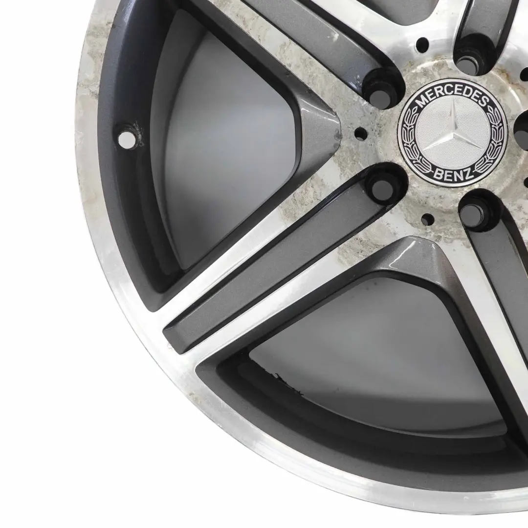 Mercedes W218 Jante En Alliage à 5 Branches AMG 19" ET:37 9J - SKU A2184011802-1 - Numéro de pièce A2184011802