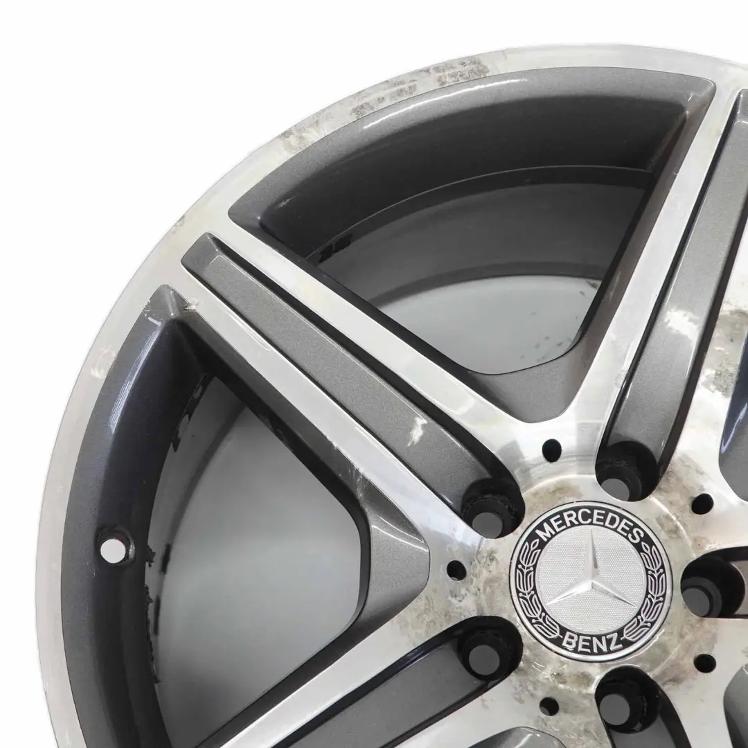 W218 5 Spoke AMG Alloy Wheel Rim 19" ET:37 9J to Mercedes with Part number A2184011802 Mercedes W218 5 Spoke AMG Alloy Wheel Rim 19" ET:37 9J - SKU A2184011802-2 - Part number A2184011802
