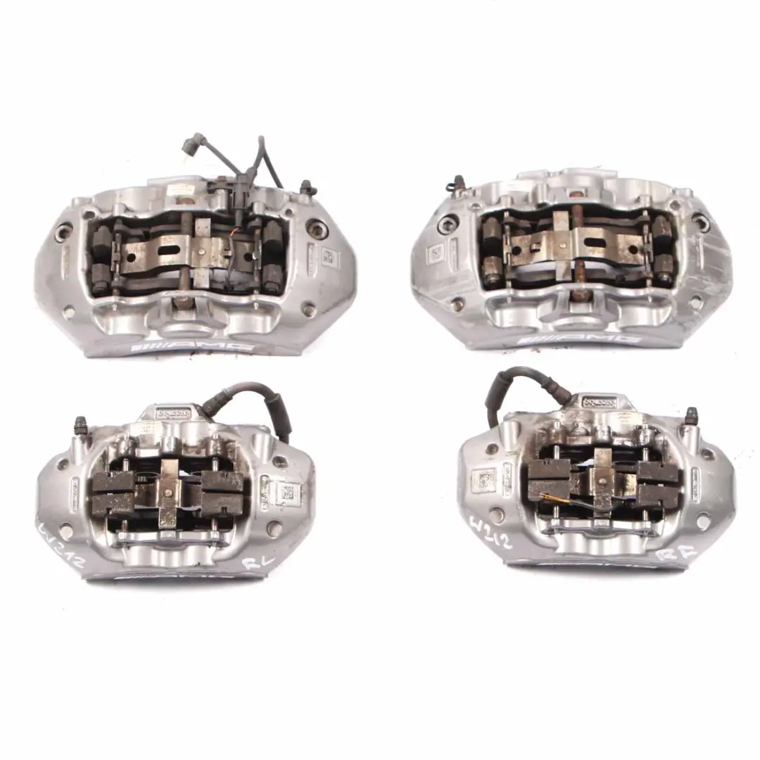Brake Disc Caliper Mercedes W212 E 63 AMG Rear Left Right Wheel N/O/S Brake Set to with Part number A2184214798 Brake Disc Caliper Mercedes W212 E 63 AMG Rear Left Right Wheel N/O/S Brake Set - SKU A2184214798 - Part number A2184214798