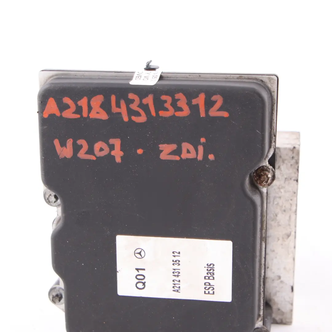 Brake Pump Mercedes W207 W212 W218 ABS Unit Hydro Module A2124313512 to with Part number A2184313312 Brake Pump Mercedes W207 W212 W218 ABS Unit Hydro Module A2124313512 - SKU A2184313312 - Part number A2184313312