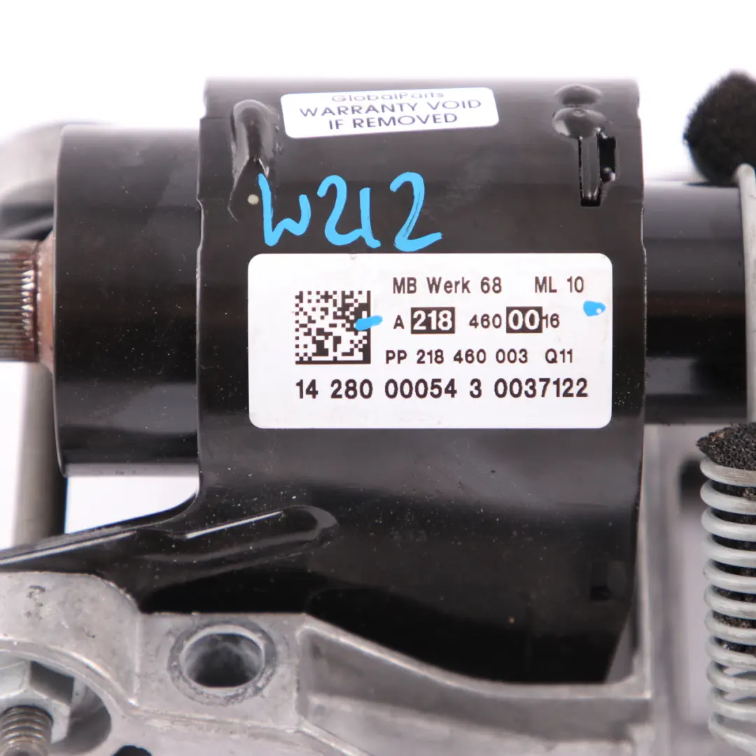 Mercedes W212 CLS C218 Steering Column Adjustable Shaft Manual - SKU A2184600016 - Part number A2184600016