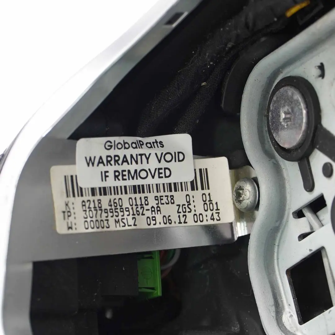 Volante Mercedes W212 NUEVO Cuero Negro con Hilos Negros Paddle Shift - SKU A2184600118-1 - Número de pieza A2184600118