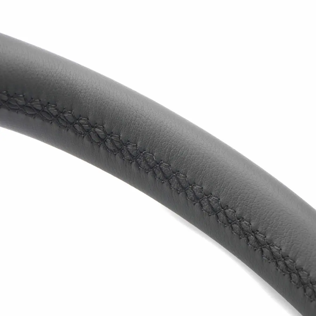 Volante Mercedes W212 NUEVO Cuero Negro con Hilos Negros Paddle Shift - SKU A2184600118-1 - Número de pieza A2184600118