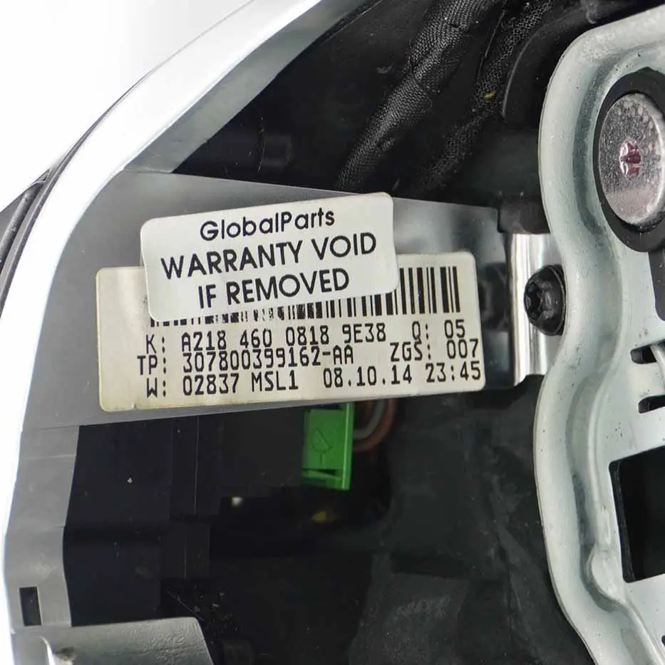 Mercedes W212 Kierownica Nowa Czarna Skóra Łopatki - SKU A2184600818-1 - Numer Części A2184600818