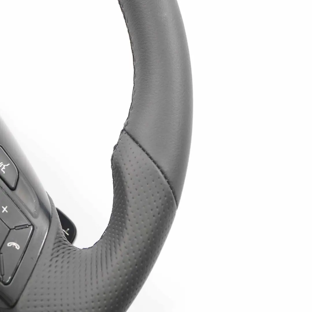  Volant Mercedes W204 W212 NEUF Cuir Noir Filets Noirs Palette Changement Vitesse - SKU A2184600818-1 - Numéro de pièce A2184600818