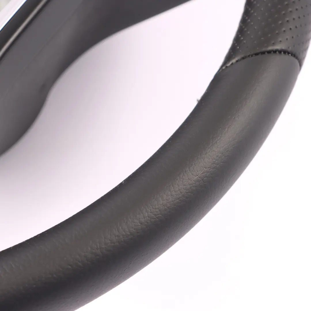 NUEVO Cuero Negro con Hilos Blancos para Volante Mercedes W176 W204 W246 con número de pieza A2184601918 Volante Mercedes W176 W204 W246 NUEVO Cuero Negro con Hilos Blancos - SKU A2184601918-1 - Número de pieza A2184601918