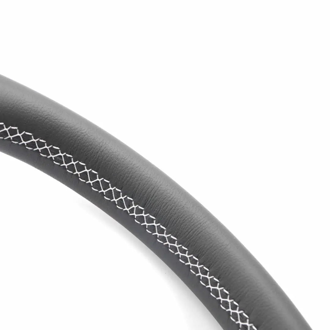 Mercedes W117 W176 W204 W242 NOUVEAU Cuir Noir Sport Volant Palettes Blanc Fils - SKU A2184602018-1 - Numéro de pièce A2184602018