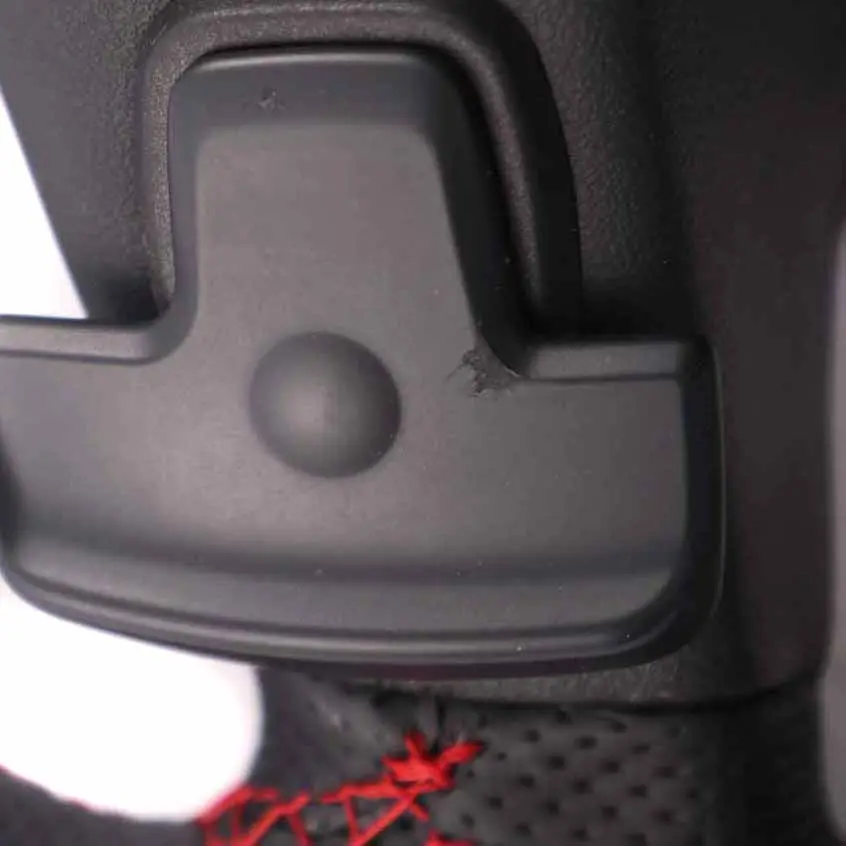  Steering Wheel Mercedes W176 W246 NEW Black Leather Red Threads Paddle Shift - SKU A2184609103-1 - Part number A2184609103