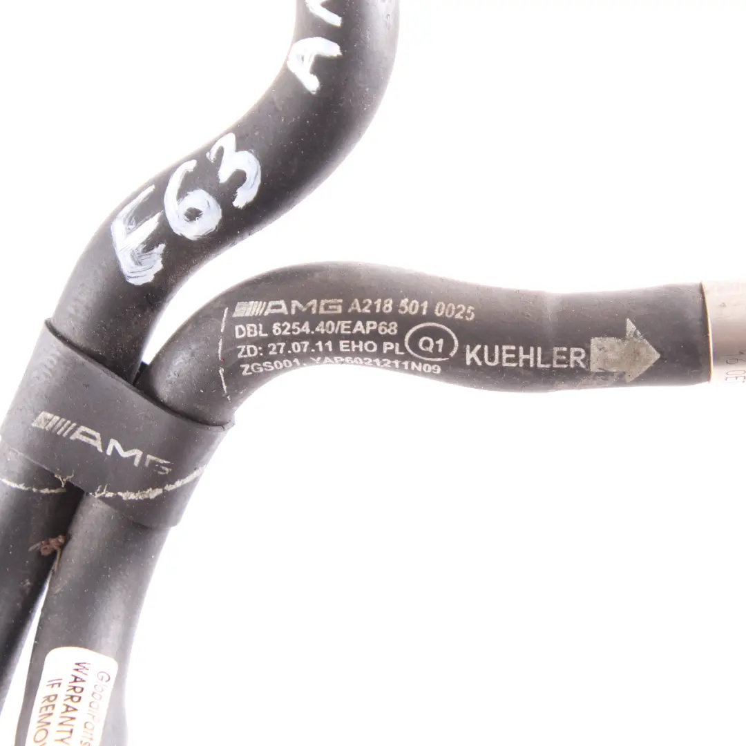  Entlüftungsrohr Mercedes W204 Kühlleitung Ausgleichsbehälter A2045011025 - SKU A2185010025 - Teilenummer A2185010025