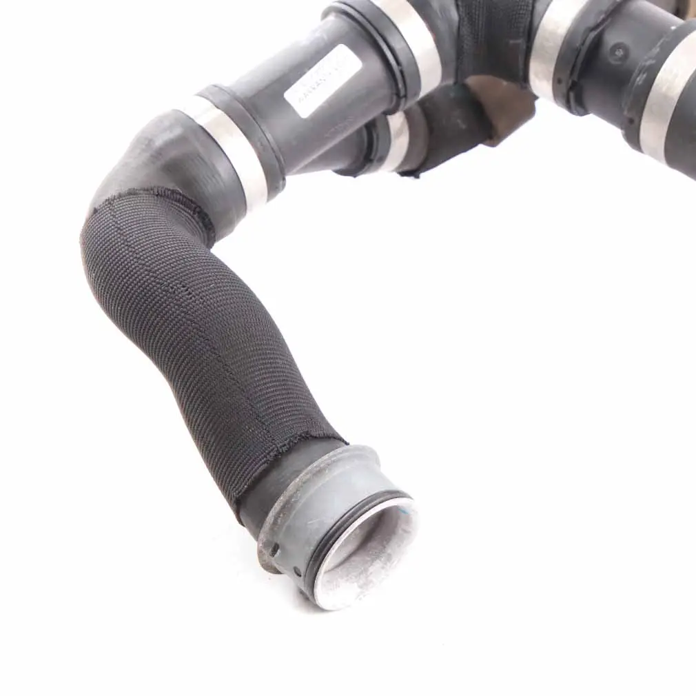 Upper Coolant Hose Mercedes W212 W218 E 63 AMG Engine Radiator Right O/S Hose to with Part number A2185010482 Upper Coolant Hose Mercedes W212 W218 E 63 AMG Engine Radiator Right O/S Hose - SKU A2185010482 - Part number A2185010482