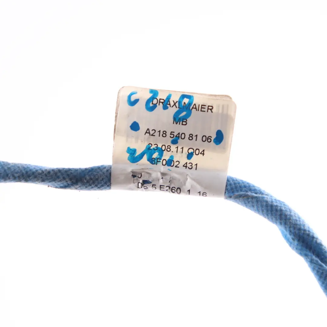 W218 Wiring Harness Dashboard Instrument Panel Cable to Mercedes CLS with Part number A2185408106 Mercedes CLS W218 Wiring Harness Dashboard Instrument Panel Cable - SKU A2185408106 - Part number A2185408106