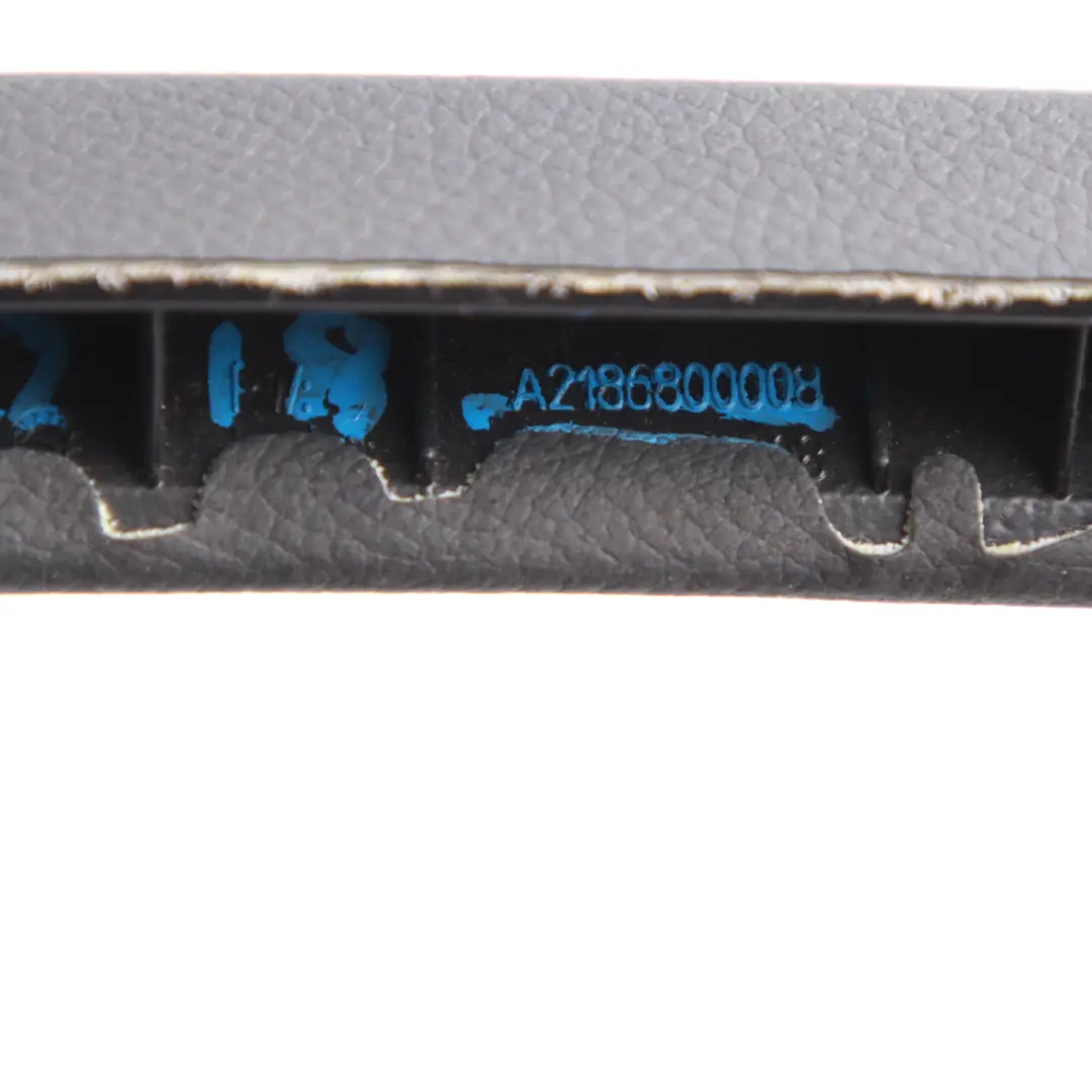 W218 Dashboard Climate Control Trim Panel Cover Black to Mercedes CLS with Part number A2186800008 Mercedes CLS W218 Dashboard Climate Control Trim Panel Cover Black - SKU A2186800008 - Part number A2186800008