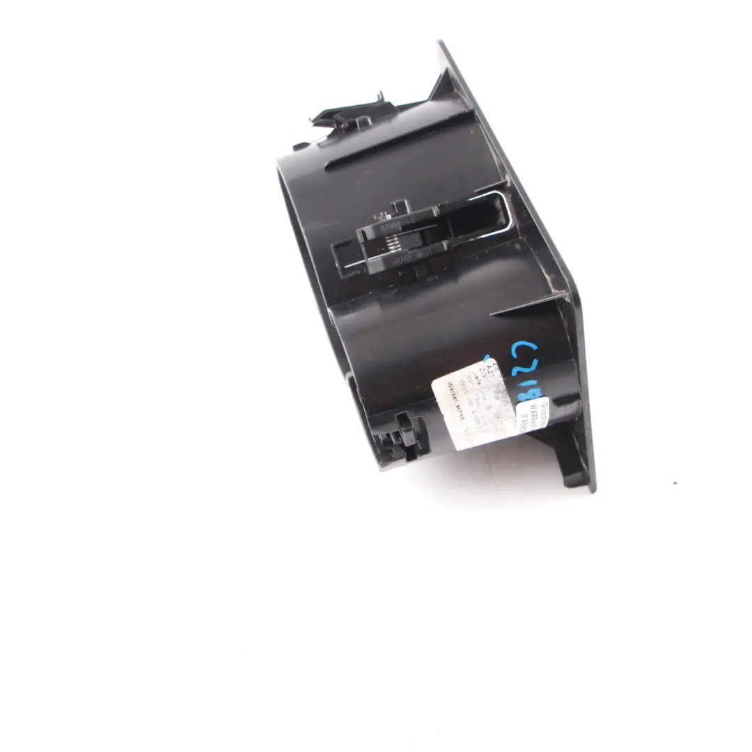 W218 Centre Console Cup Holder Beverage Trim Insert Panel to Mercedes with Part number A2186800014 Mercedes W218 Centre Console Cup Holder Beverage Trim Insert Panel - SKU A2186800014 - Part number A2186800014