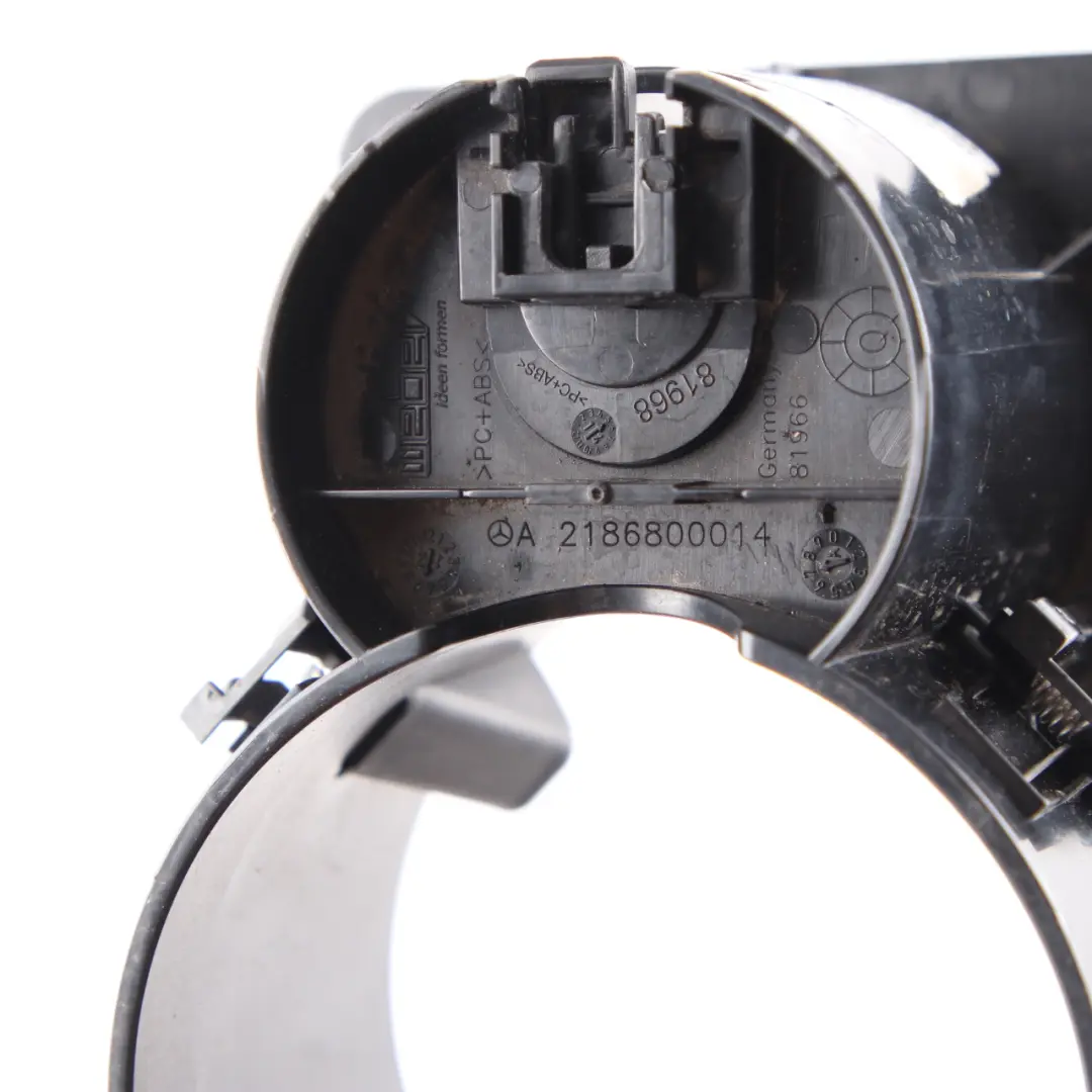 W218 Centre Console Cup Holder Beverage Trim Insert Panel to Mercedes with Part number A2186800014 Mercedes W218 Centre Console Cup Holder Beverage Trim Insert Panel - SKU A2186800014 - Part number A2186800014