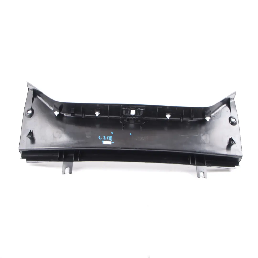 W218 Loading Edge Trunk Sill Trim Panel Covering Black to Mercedes with Part number A2186900241 Mercedes W218 Loading Edge Trunk Sill Trim Panel Covering Black - SKU A2186900241 - Part number A2186900241