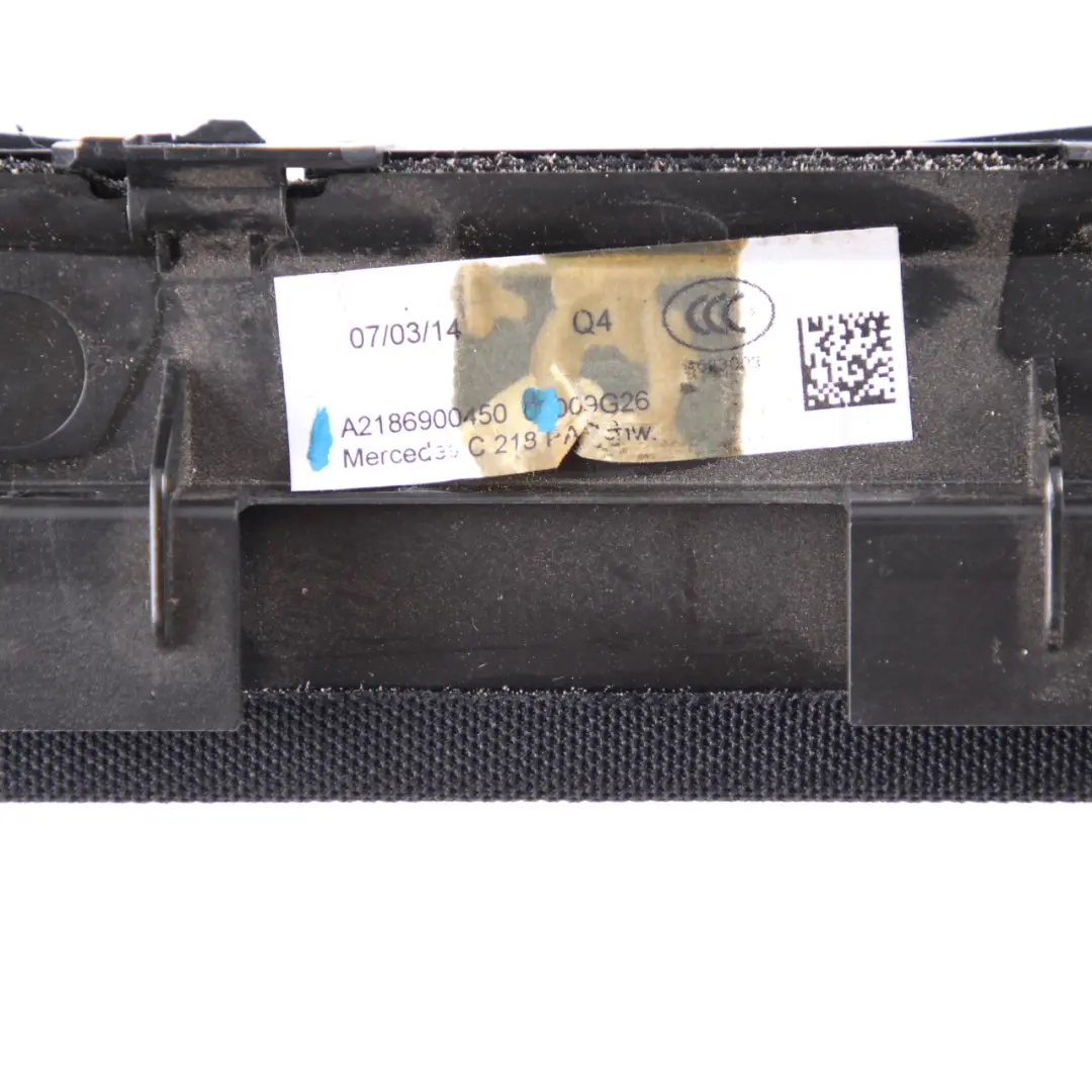 Rear Headlining Mercedes W218 Trim Panel Cover Parktronic Black - SKU A2186900450 - Part number A2186900450