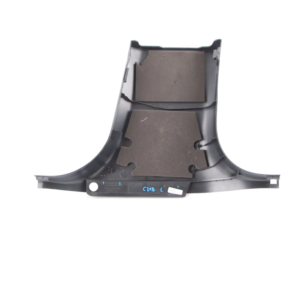 W218 B-Pillar Cover Panel Lower Trim Left N/S Black to Mercedes CLS with Part number A2186909725 Mercedes CLS W218 B-Pillar Cover Panel Lower Trim Left N/S Black - SKU A2186909725 - Part number A2186909725