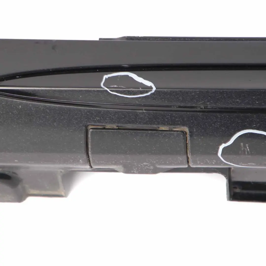 Mercedes W218 Side Skirt Left N/S Door Sill Cover Obsidian Black Metallic - 197 - SKU A2186980900-OB - Part number A2186980900