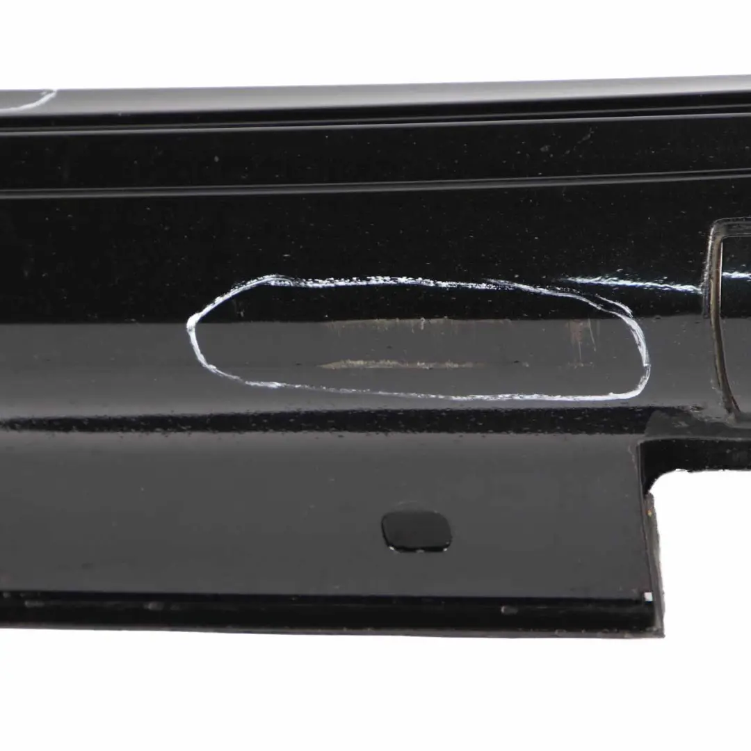 Mercedes W218 Side Skirt Right O/S Door Sill Cover Obsidian Black Metallic - 197 - SKU A2186981000-OB - Part number A2186981000