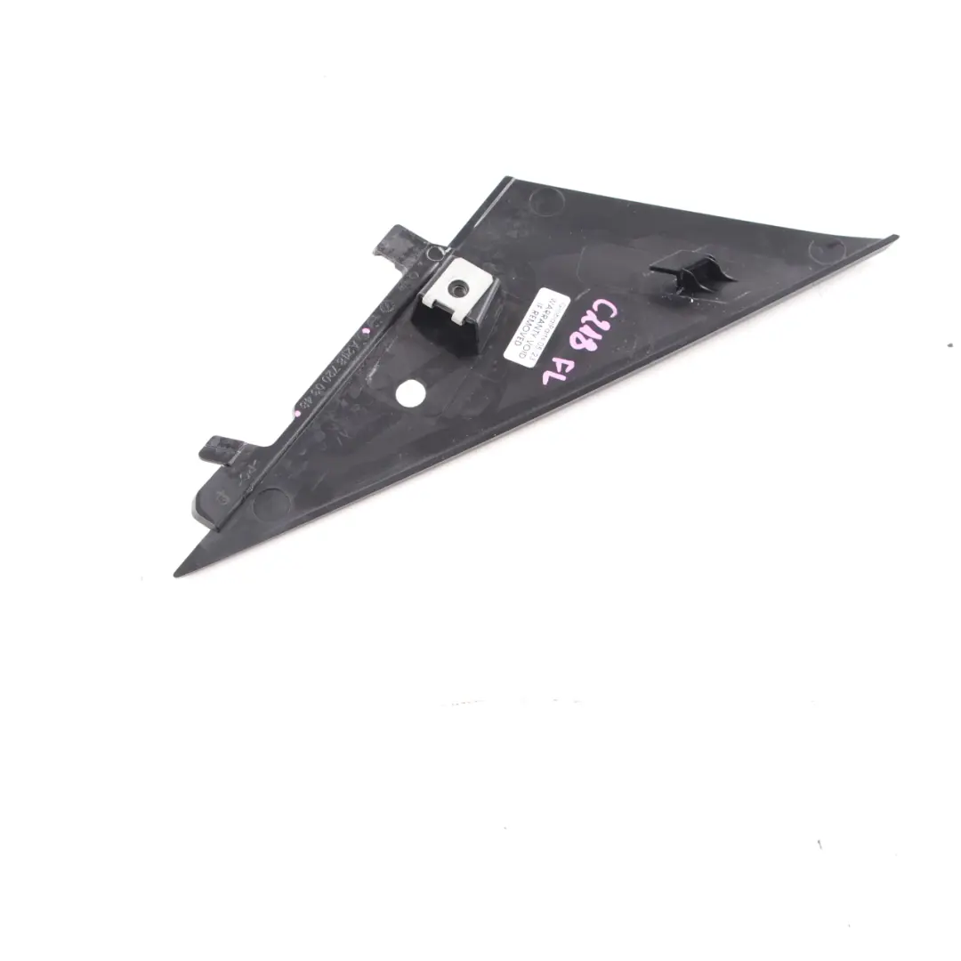 W218 Wing Mirror Triangle Front Left N/S Trim Covering Panel Black to Mercedes with Part number A2187200348 Mercedes W218 Wing Mirror Triangle Front Left N/S Trim Covering Panel Black - SKU A2187200348 - Part number A2187200348