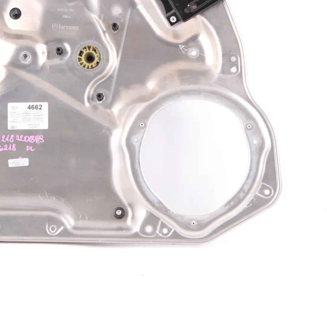 W218 Alzacristallo Anteriore Sinistro per Mercedes CLS con numero di parte A2187200379 Mercedes CLS W218 Alzacristallo Anteriore Sinistro - SKU A2187200379 - Numero di parte A2187200379