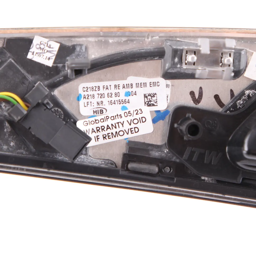 W218 Door Handle Trim Interior Front Right O/S Wood to Mercedes CLS with Part number A2187206280 Mercedes CLS W218 Door Handle Trim Interior Front Right O/S Wood - SKU A2187206280 - Part number A2187206280