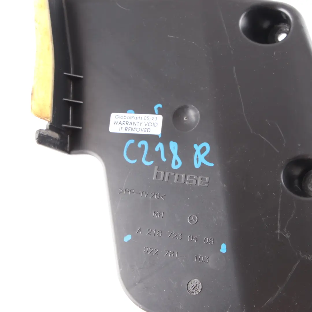 Mercedes CLS W218 Door Lock Latch Trim Cover Front Right O/S - SKU A2187230408 - Part number A2187230408