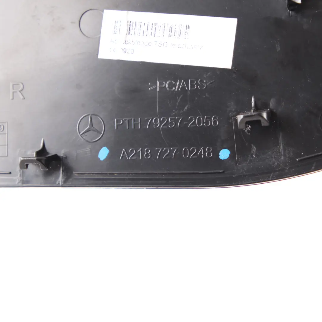 Mercedes CLS W218 Door Card Cover Trim Panel Front Right O/S Black - SKU A2187270248 - Part number A2187270248