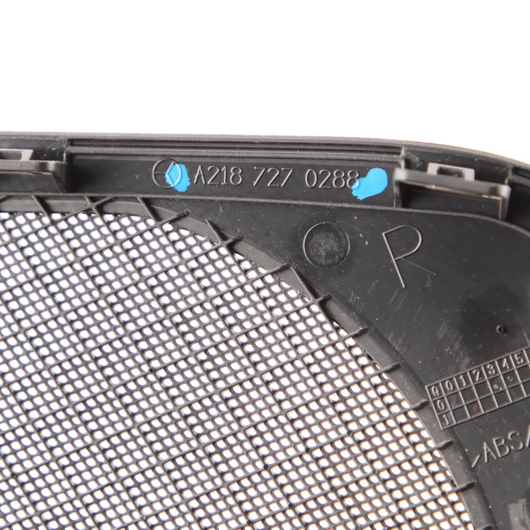 W218 Speaker Cover Front Right Door O/S Loudspeaker Trim to Mercedes with Part number A2187270288 Mercedes W218 Speaker Cover Front Right Door O/S Loudspeaker Trim - SKU A2187270288 - Part number A2187270288