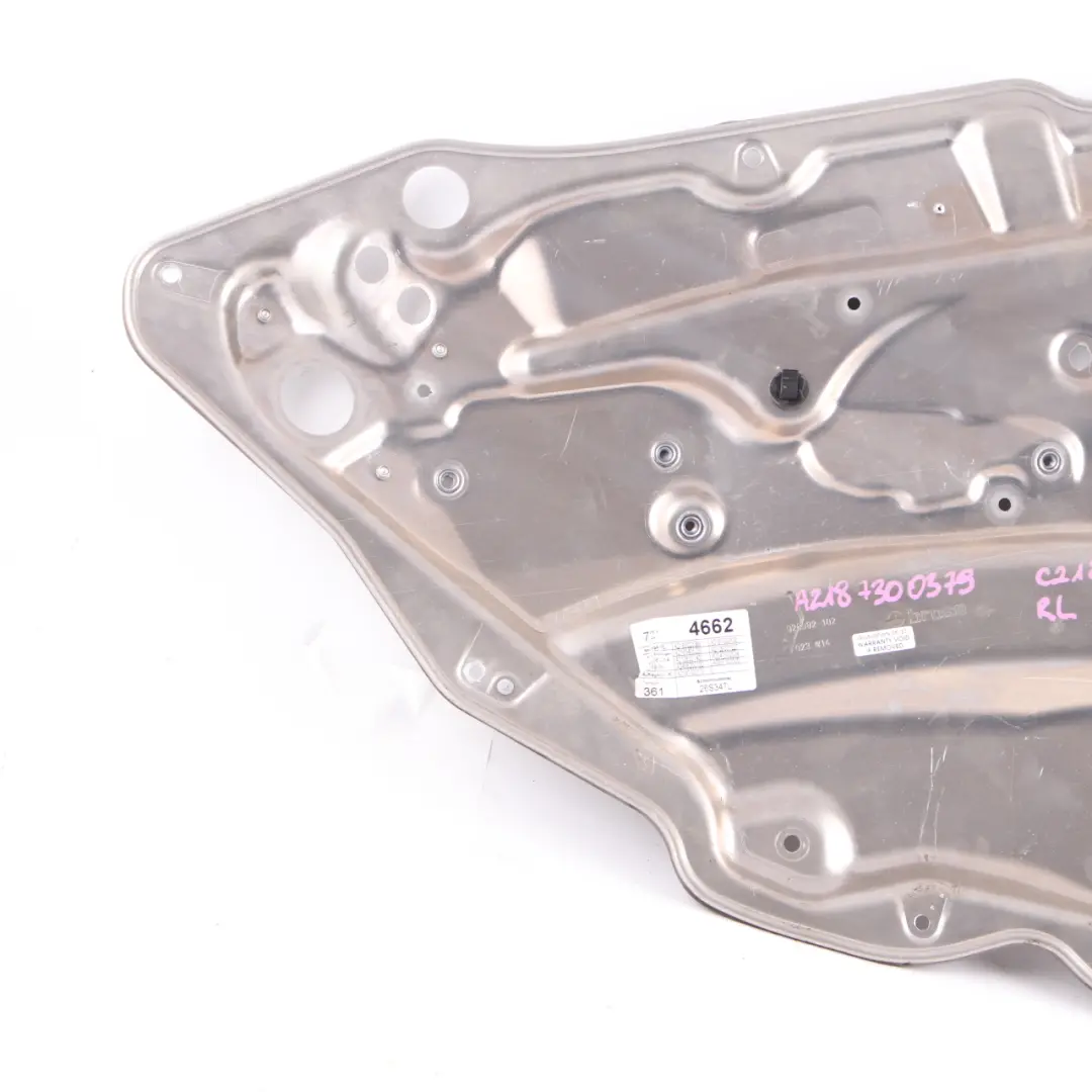 Window Lifter Holder Mercedes CLS W218 Rear Left N/S Window Regulator Mount to with Part number A2187300379 Window Lifter Holder Mercedes CLS W218 Rear Left N/S Window Regulator Mount - SKU A2187300379 - Part number A2187300379