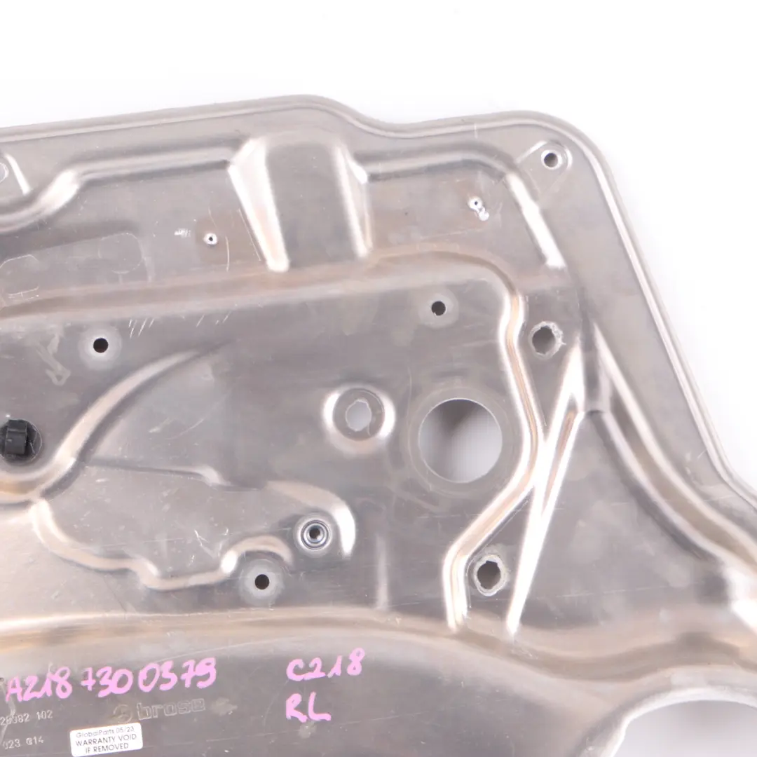  Window Lifter Holder Mercedes CLS W218 Rear Left N/S Window Regulator Mount - SKU A2187300379 - Part number A2187300379