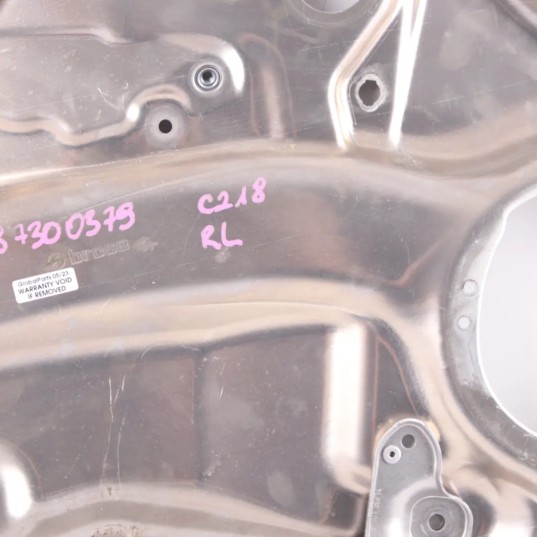 Window Lifter Holder Mercedes CLS W218 Rear Left N/S Window Regulator Mount to with Part number A2187300379 Window Lifter Holder Mercedes CLS W218 Rear Left N/S Window Regulator Mount - SKU A2187300379 - Part number A2187300379