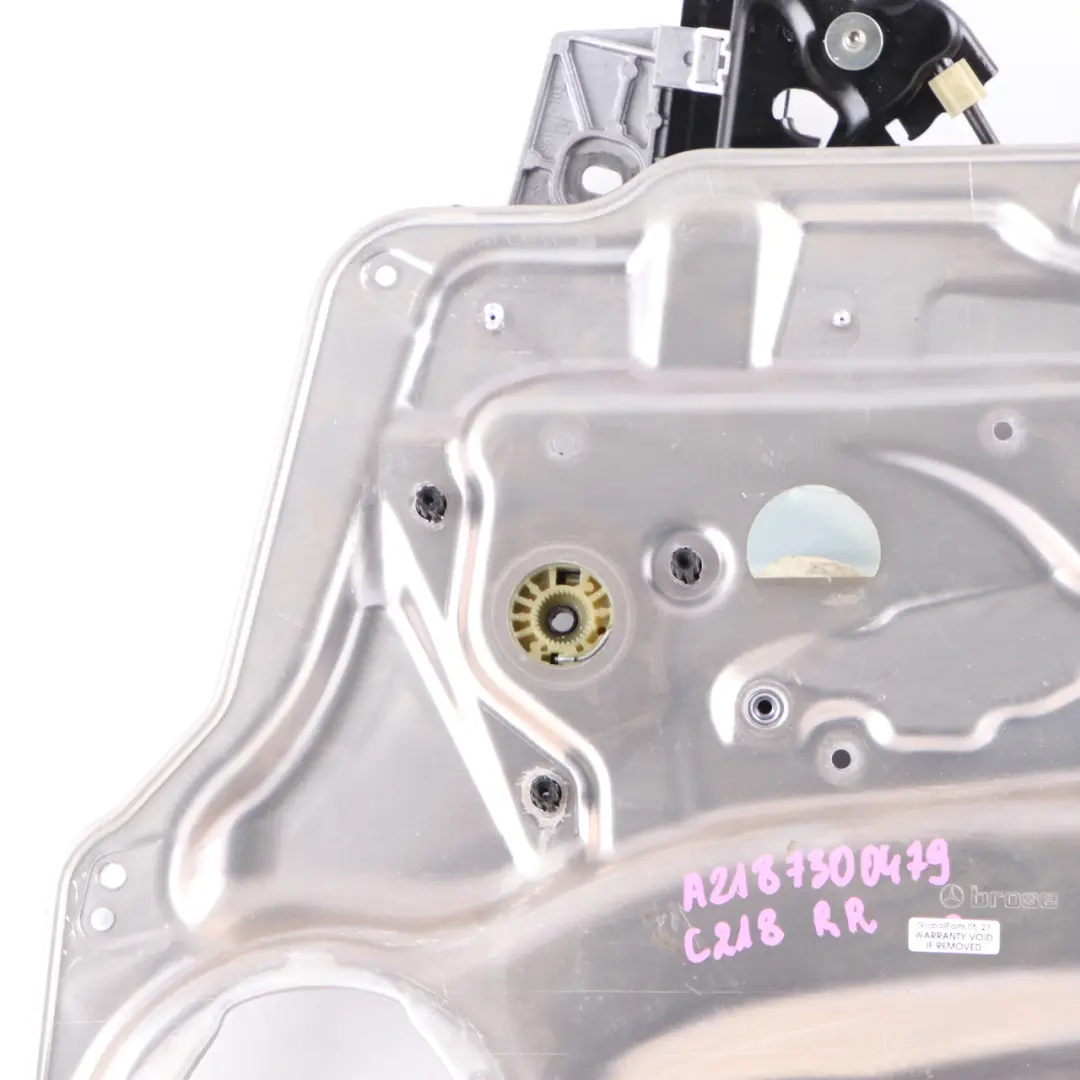 Window Lifter Mercedes CLS W218 Rear Right O/S Window Regulator to with Part number A2187300479 Window Lifter Mercedes CLS W218 Rear Right O/S Window Regulator - SKU A2187300479 - Part number A2187300479
