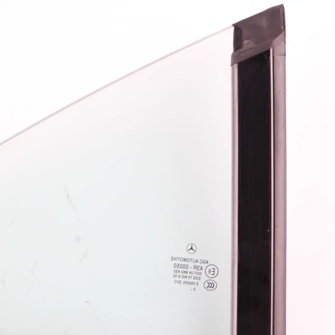 W218 Window Glass Rear Door Left N/S Quarter Green AS2 to Mercedes CLS with Part number A2187302300 Mercedes CLS W218 Window Glass Rear Door Left N/S Quarter Green AS2 - SKU A2187302300 - Part number A2187302300