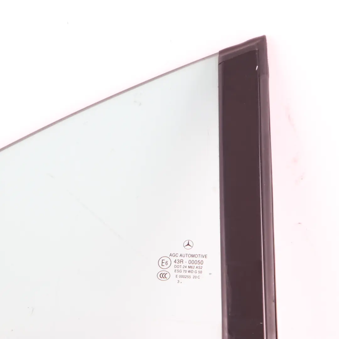 Mercedes CLS W218 Window Glass Rear Door Right O/S Quarter Green AS2 - SKU A2187302400 - Part number A2187302400