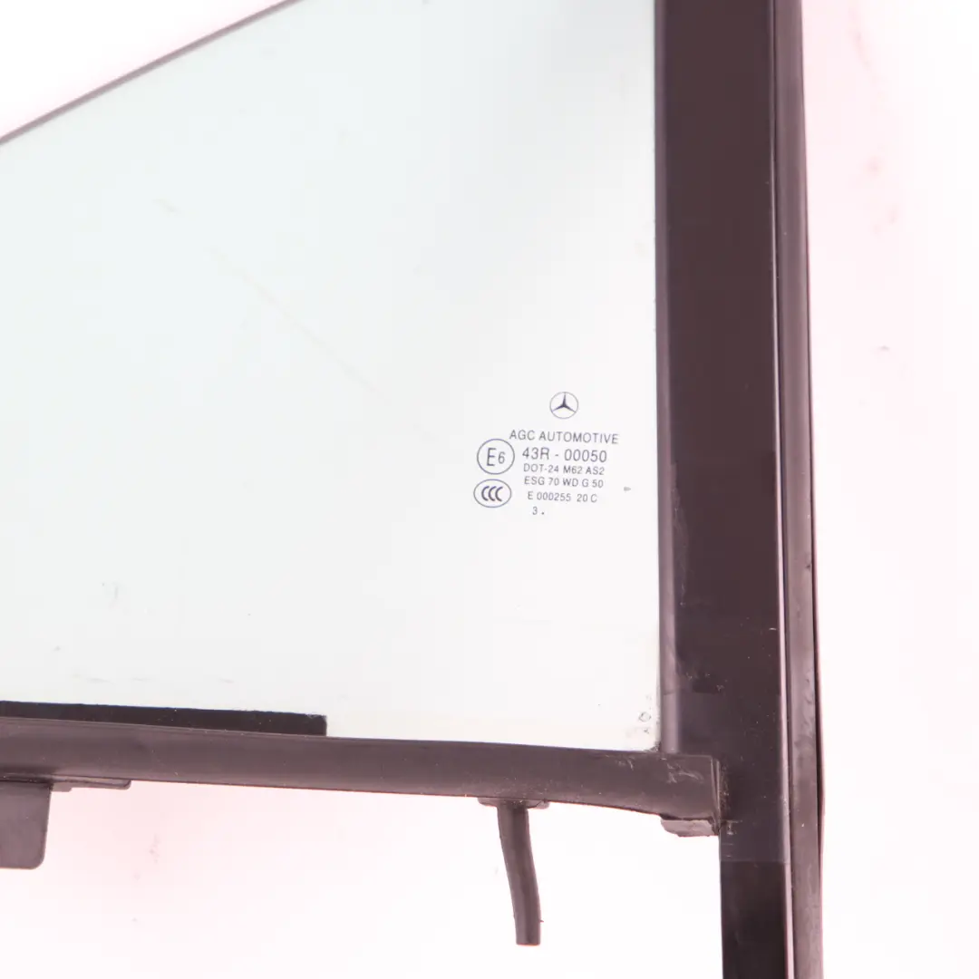 Mercedes CLS W218 Window Glass Rear Door Right O/S Quarter Green AS2 - SKU A2187302400 - Part number A2187302400