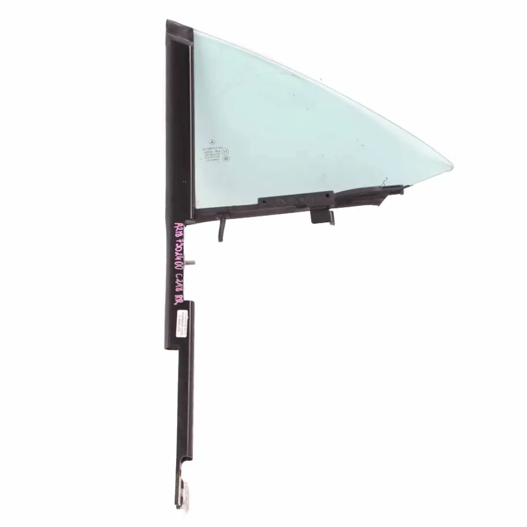 Mercedes CLS W218 Window Glass Rear Door Right O/S Quarter Green AS2 - SKU A2187302400 - Part number A2187302400
