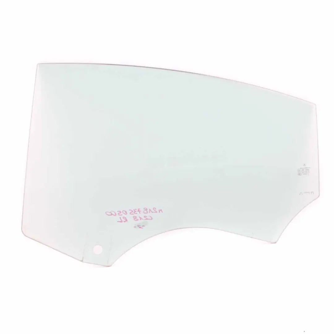 W218 Side Window Rear Door Left N/S Glass Glazing AS2 to Mercedes CLS with Part number A2187350500 Mercedes CLS W218 Side Window Rear Door Left N/S Glass Glazing AS2 - SKU A2187350500 - Part number A2187350500